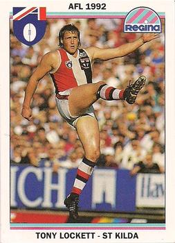 1992 AFL Regina #28 Tony Lockett Front